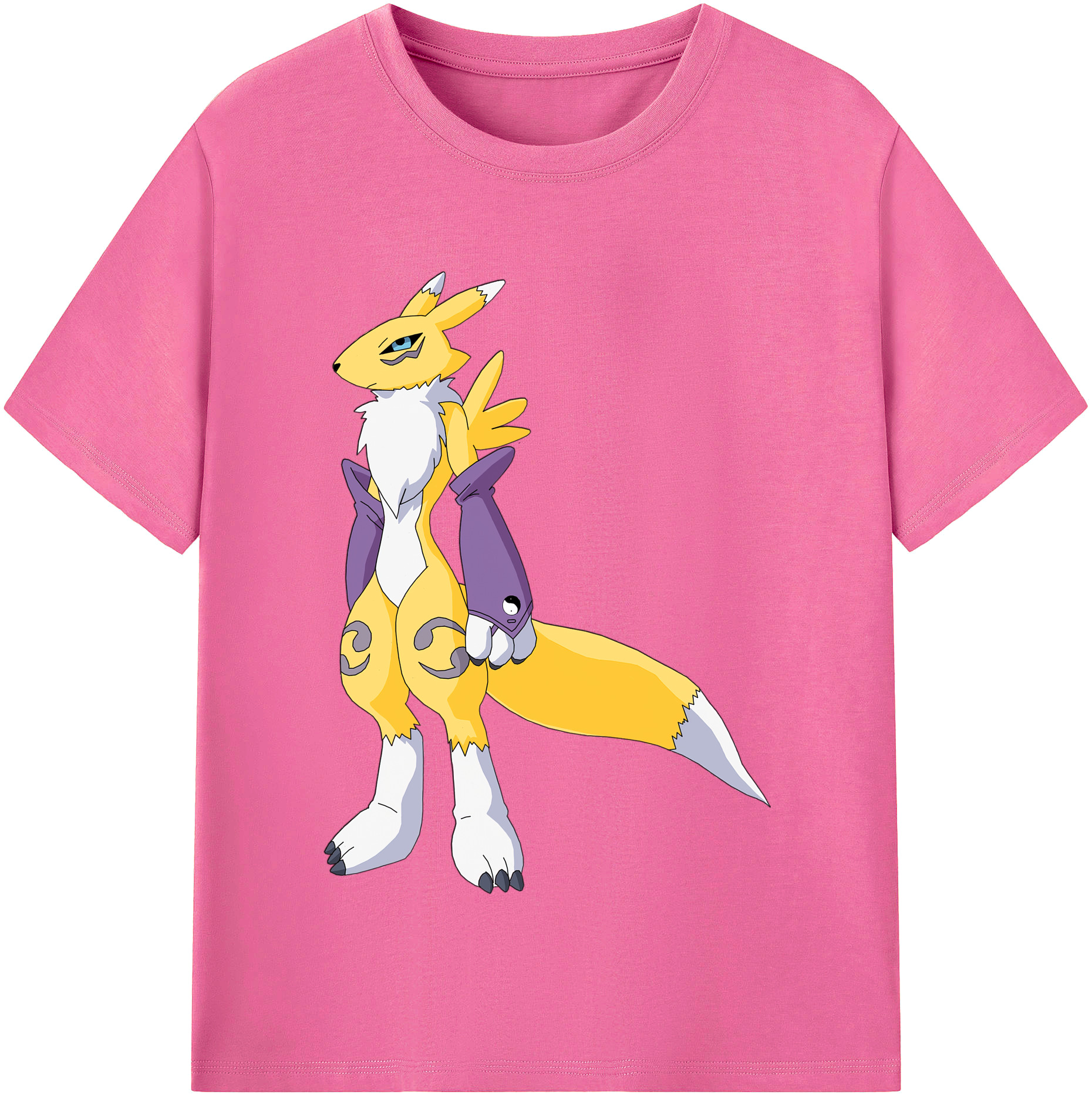 （画像用） Digimon デジタルモンスター/デジモン レディースカジュアルプリントTシャツ（綿100％）